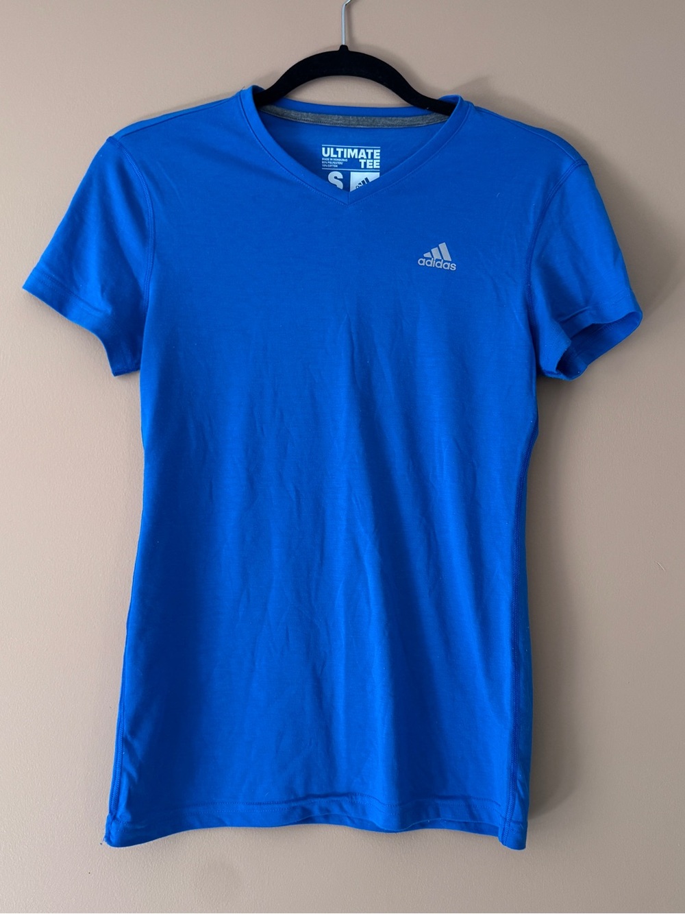 Blue V-Neck Performance Tee